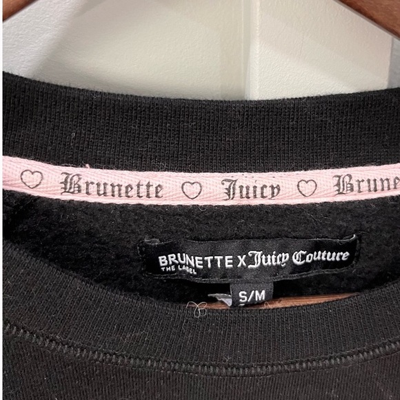 BRUNETTE THE LABEL X JUICY COUTURE the REDHEAD classic sweatshirt small/medium - Picture 8 of 12